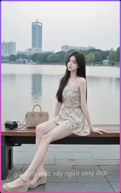 Hình ảnh về gai xinh vay ngan chan dai thu hut.