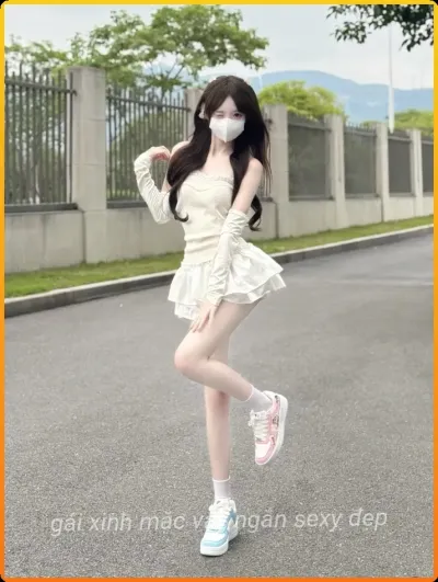 Hình ảnh về anh gai xinh tiktok vay ngan.