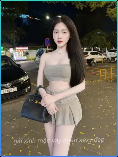 Thông tin hình ảnh liên quan đến anh gai xinh mac vay ngan phoi do tinh te.