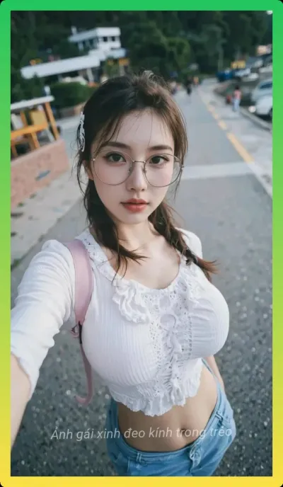 Hình ảnh về gai xinh deo kinh can toc dai diu dang.