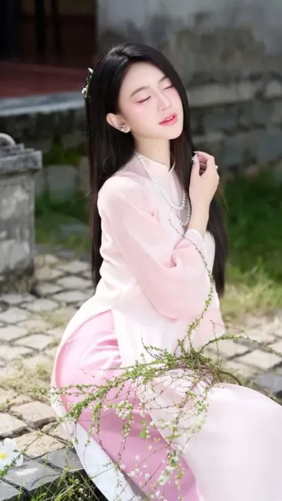 Gai-xinh-mac-ao-dai-nhe-nhang-tu-nhien
