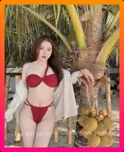 Minh họa thực tế cho gai xinh khoe hang voi nu cuoi toa nang cuon hut.