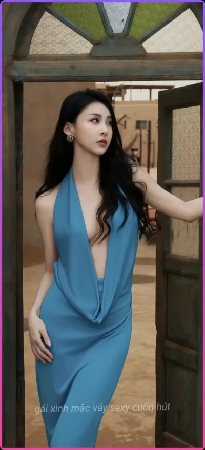 Anh-gai-xinh-mac-vay-lua-goi-cam