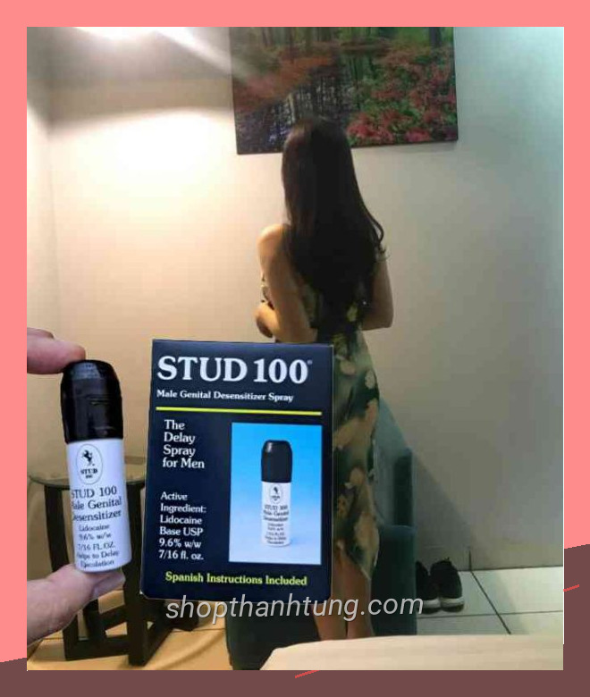 Chi tiết thuoc xit stud 100 38 rõ nét