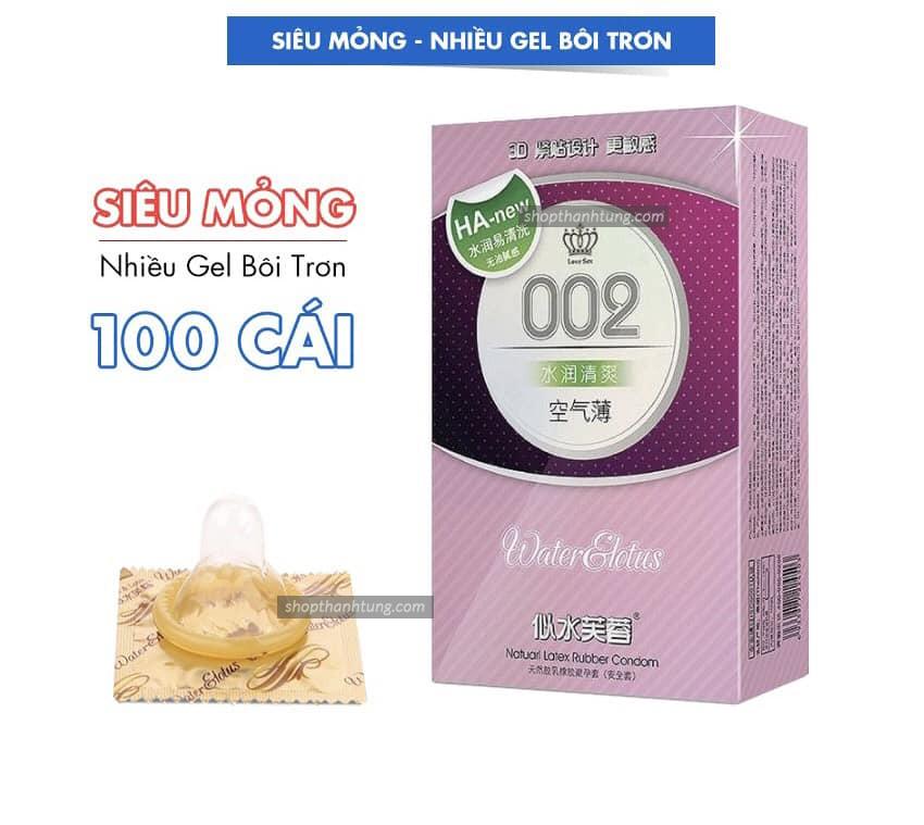 Vì sao bao cao su HA New 002 Water Lotus được ưa chuộng tại Hải Phòng?