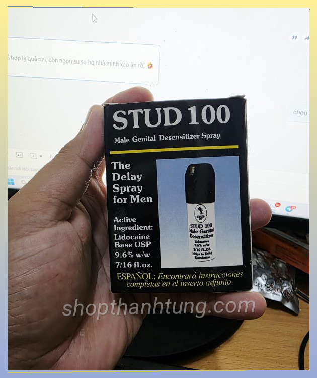 Chai xit stud 100 tai hai phong