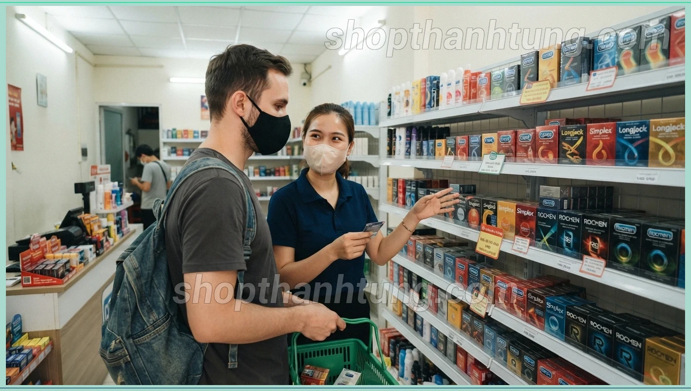 Shop bao cao su ở Bến Tre