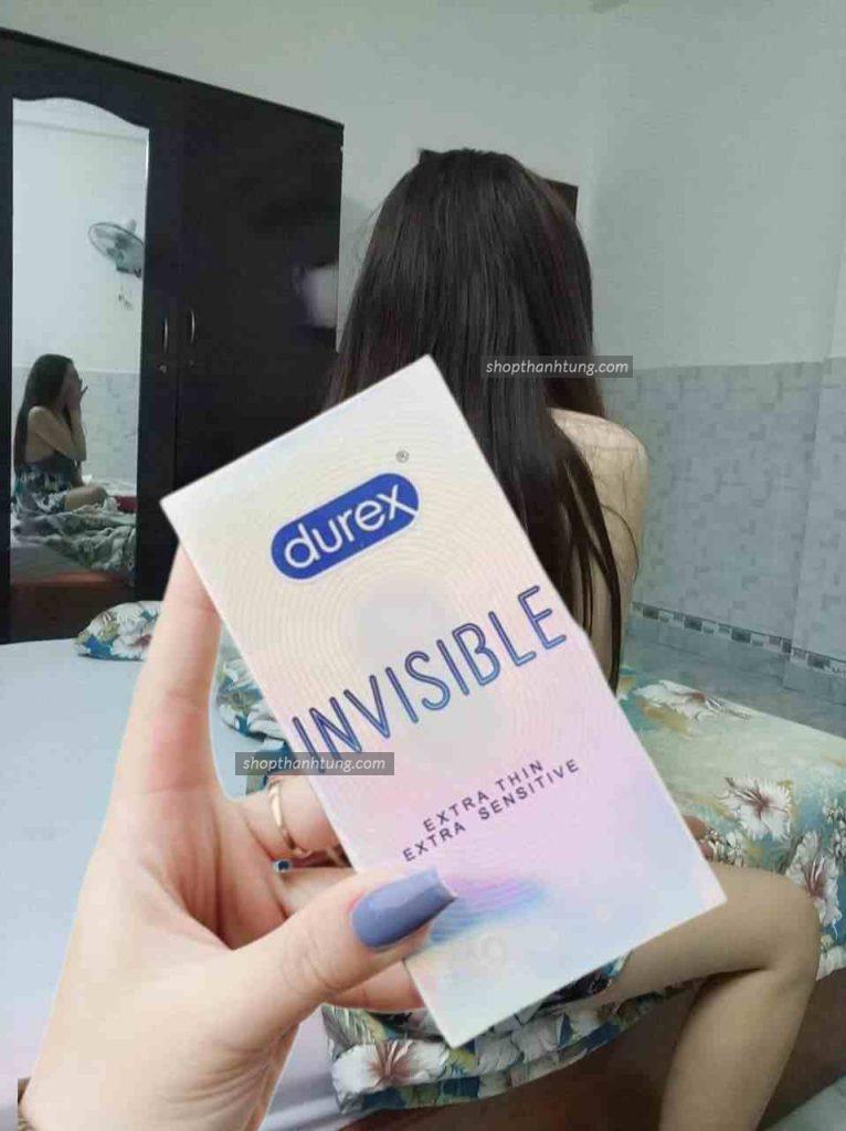 bao cao su Durex Invisible
