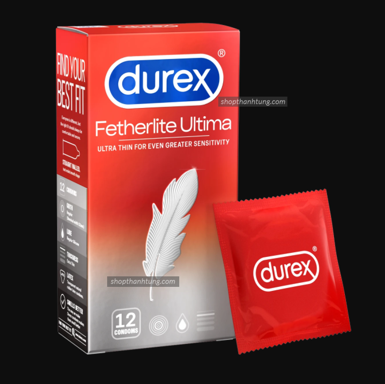 Bao Cao Su Siêu Mỏng Durex Fetherlite Ultima