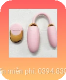 Trứng rung 2 đầu Ankni điều khiển từ xa