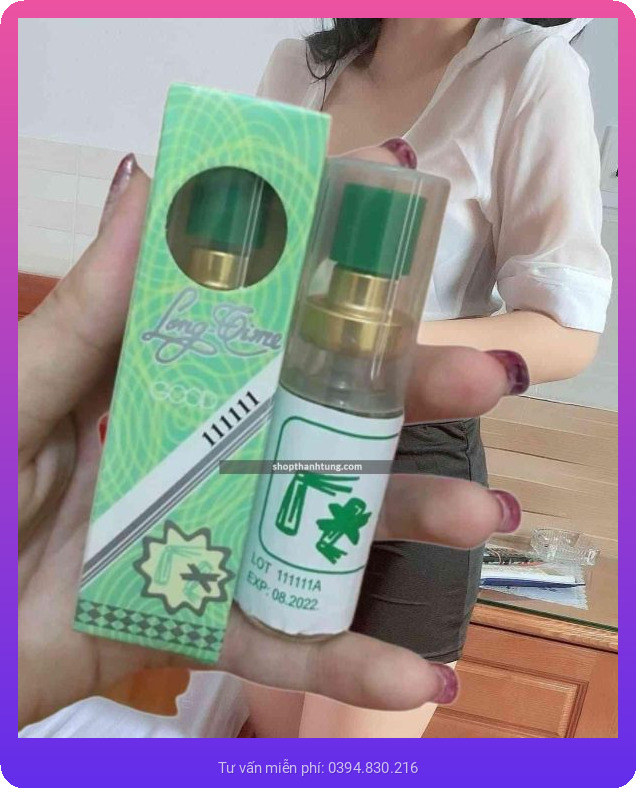 chai xịt chống xuất tinh sớm longtime Quảng Ninh
