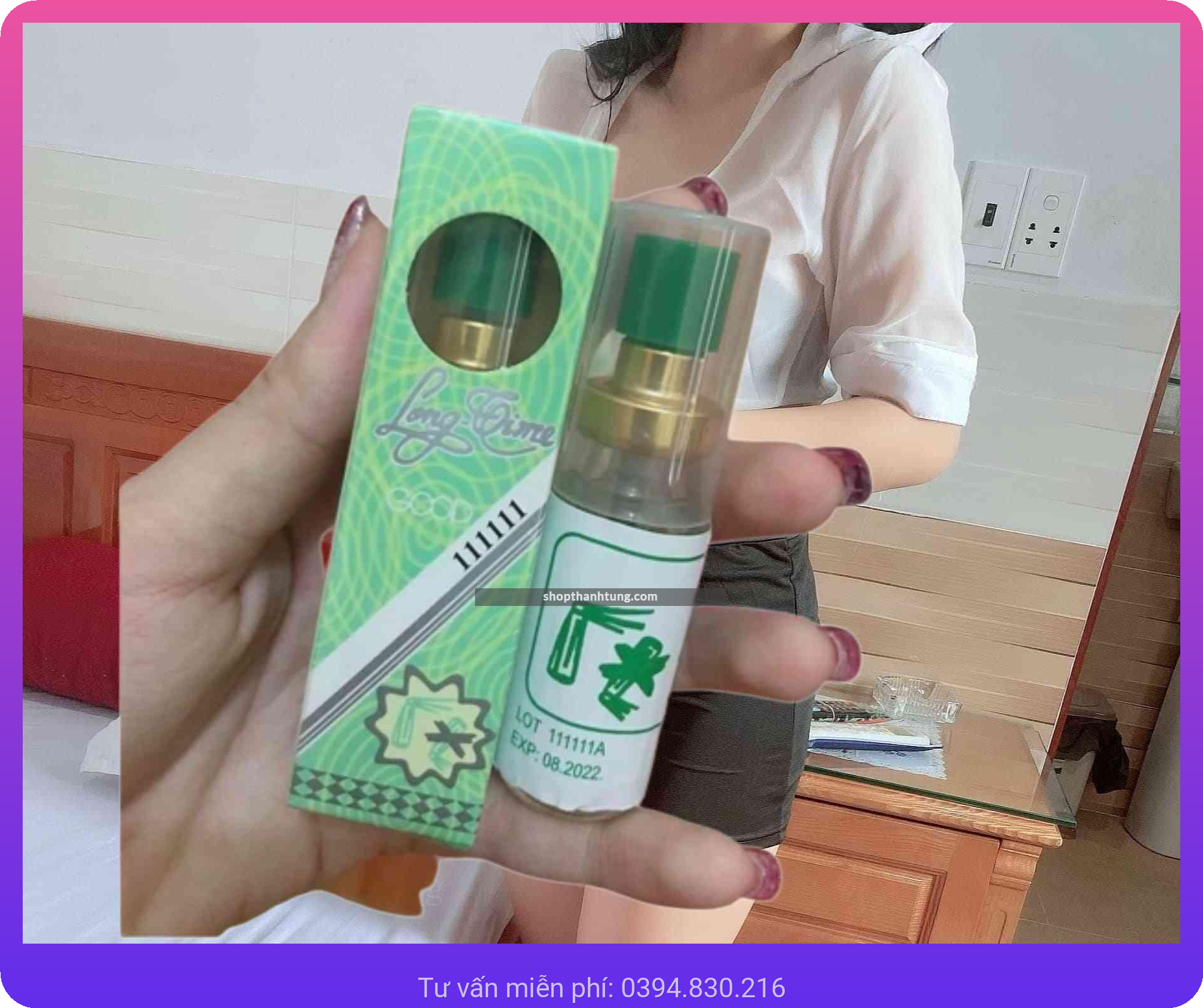 chai xịt chống xuất tinh sớm longtime Quảng Ninh