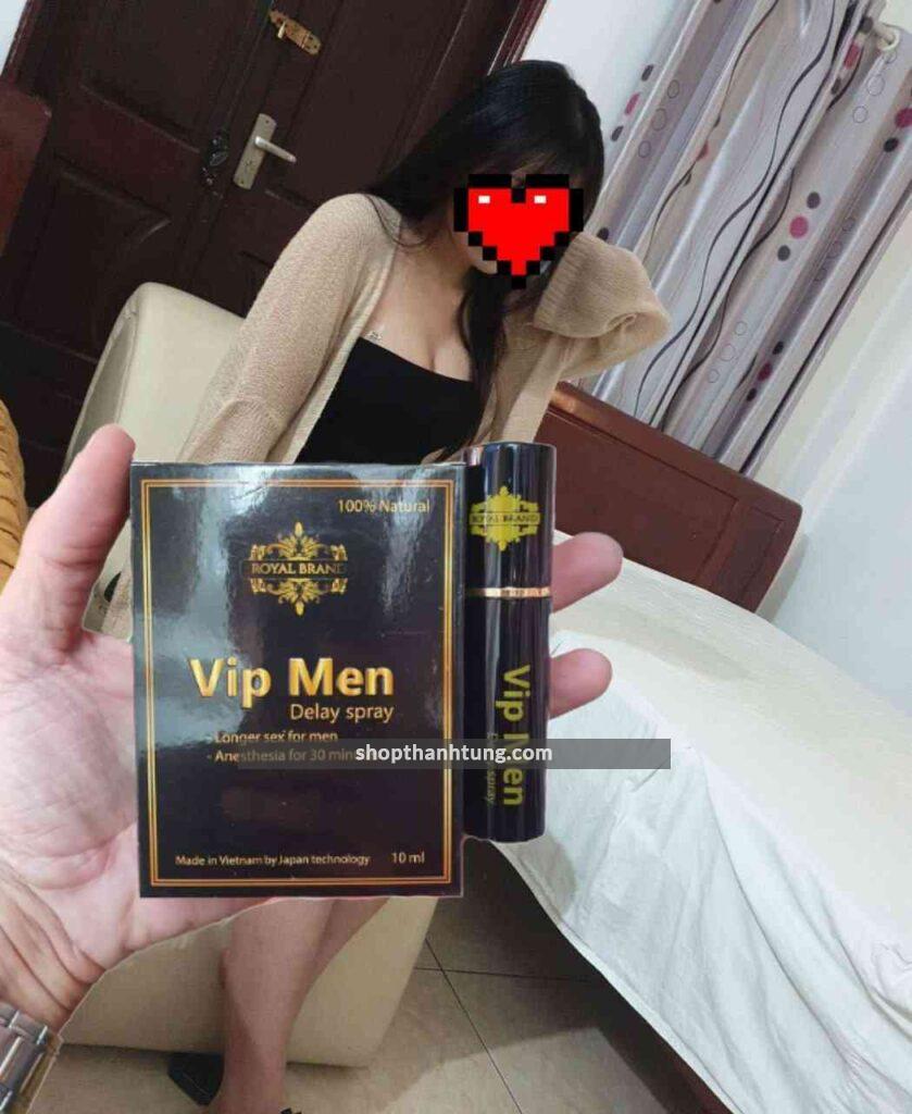 Chai xịt vip men chính hãng mua ở đâu tphcm?