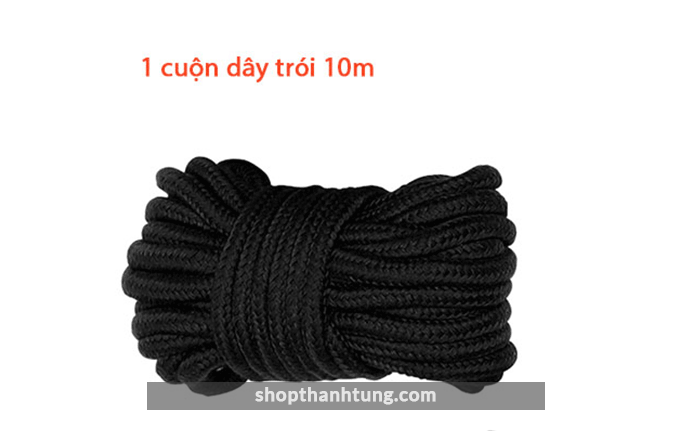 Bộ đồ chơi BDSM 10 món bằng da quyến rũ (QT09D) 35 cuộn dây trói dài đến 10m
