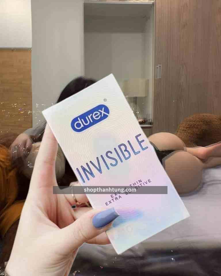 Bao cao su siêu mỏng Durex Invisible