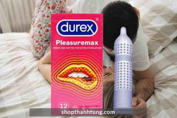 Bao cao su gân gai Durex Pleasuremax