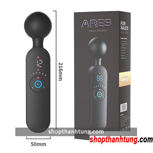 chay rung kich thich am dao ares smart vibrator kich thuoc