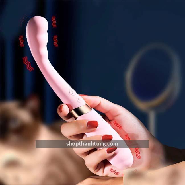 may rung kich thich kep cho chi em phu nu mau hong 20cm