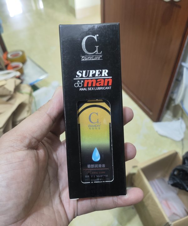 Gel bôi trơn hậu môn Cokelife Super man vàng,