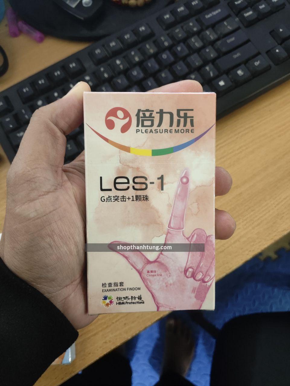 bao cao su les 1 bi ngọc trai kích thích điểm g