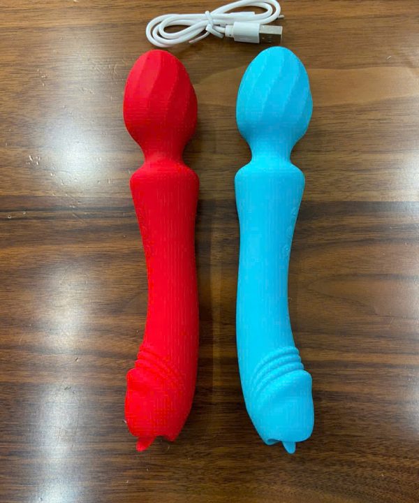 sextoy 2 đầu, một đầu rung, một đầu lưỡi liếm