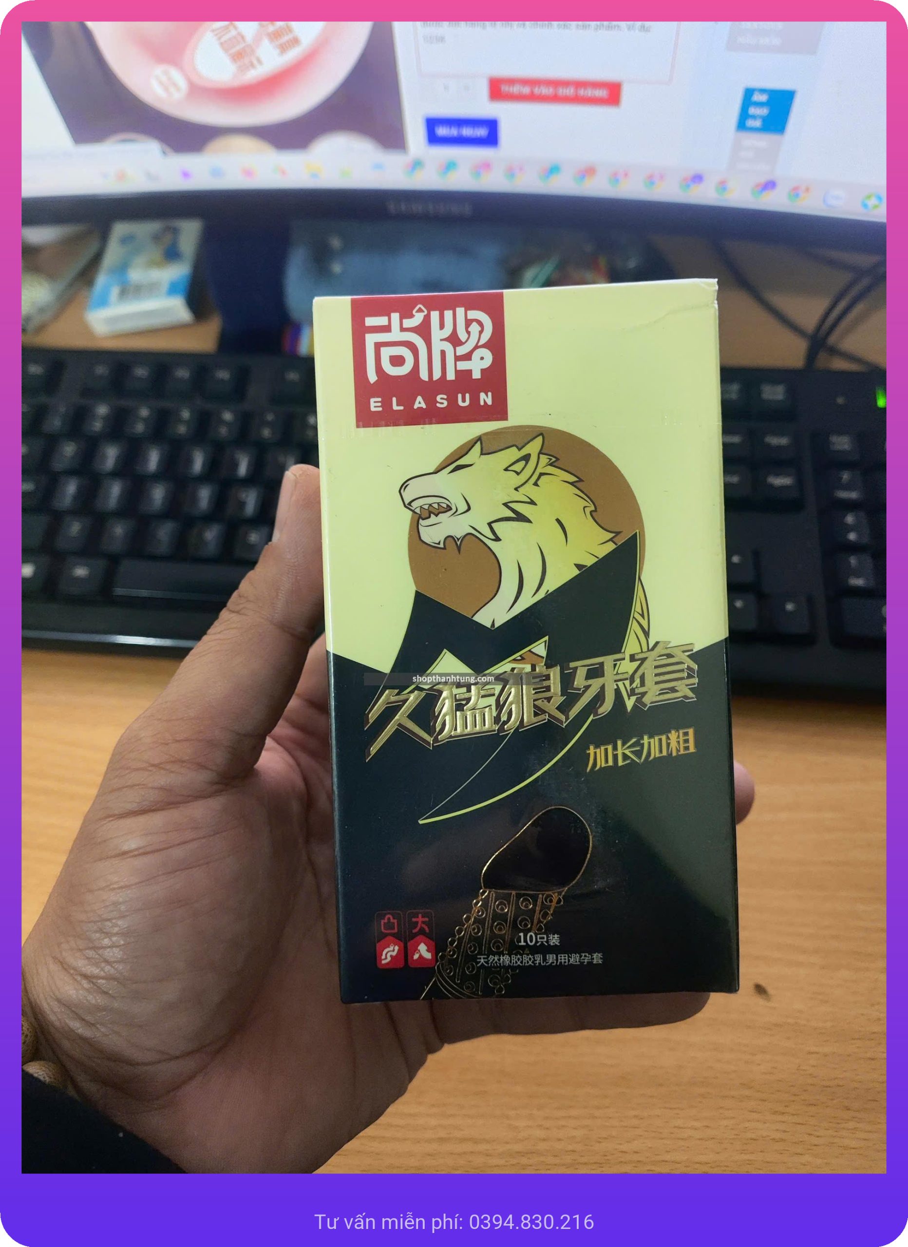 Bao cao su sư tử hộp 10c