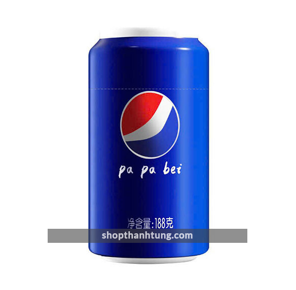 Một trong những ưu điểm lớn nhất của âm đạo giả Papa Bei chính là thiết kế nhỏ gọn. Với kích thước tương đương một lon nước ngọt, sản phẩm dễ dàng mang theo bên mình và có thể được giấu kín trong bất kỳ túi xách nào.