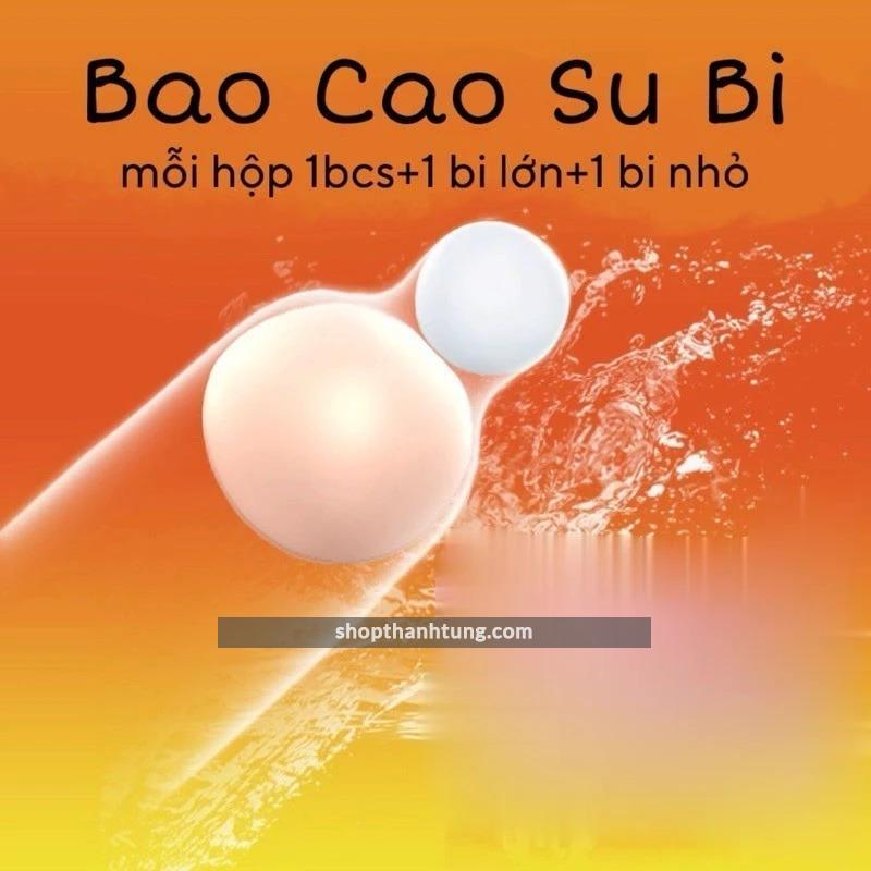 combo 5 bao cao su 2 bi ở đầu
