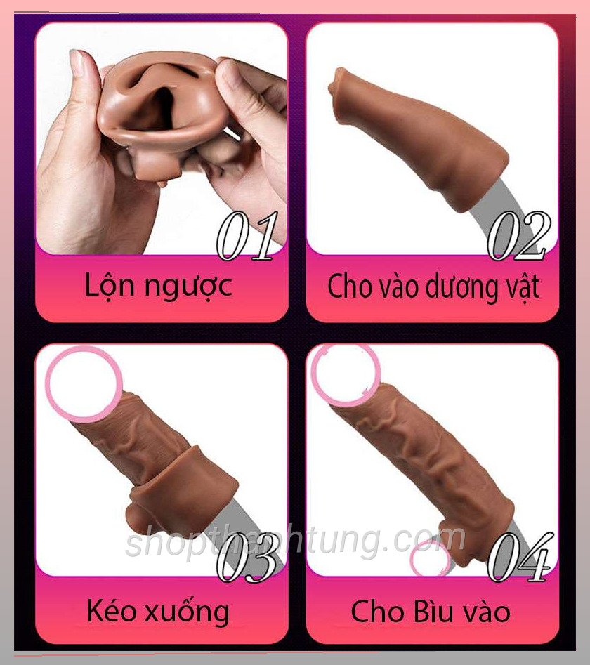 Cach su dung bao don den co quai deo lock love