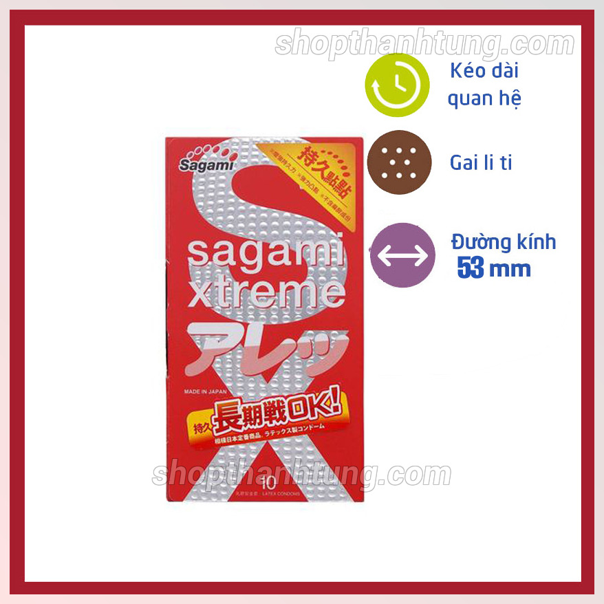 review Bao Cao Su Sagami Xtreme Feel Long