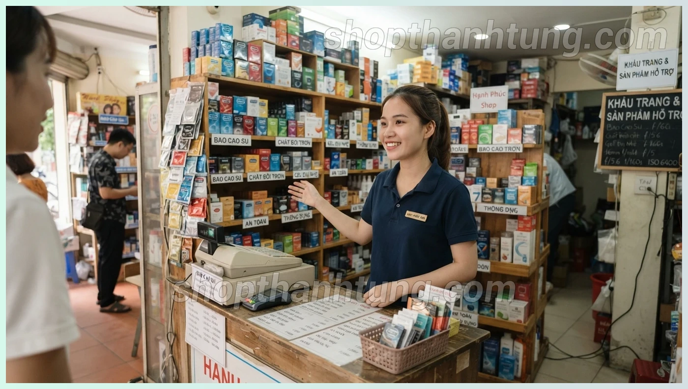 Shop bao cao su Nguyễn Lương Bằng