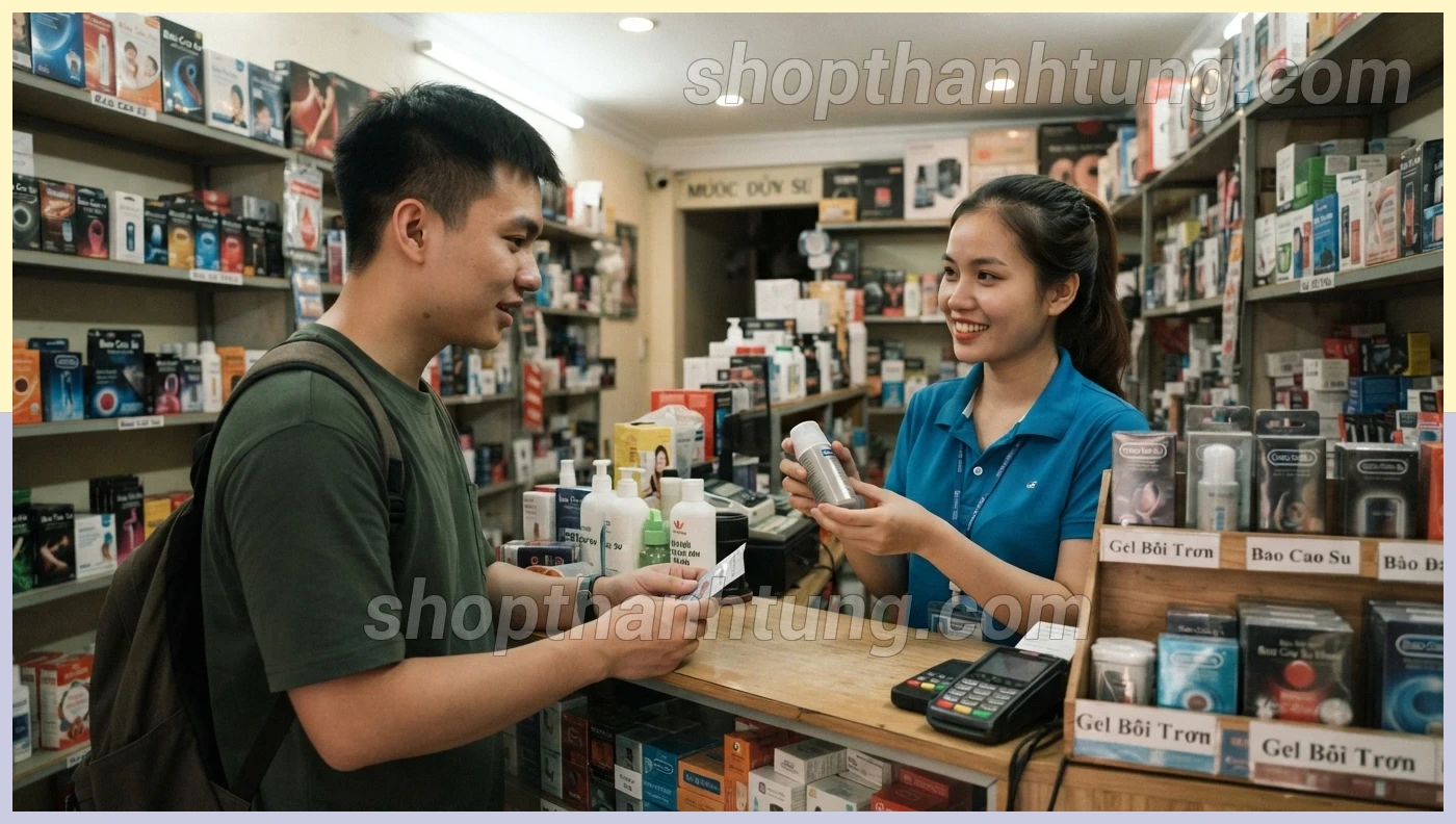 Shop bao cao su tại Kiến Hưng