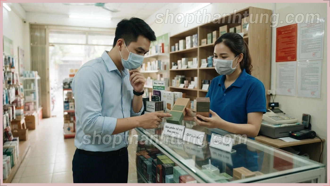 Shop bao cao su tại Kiến Hưng