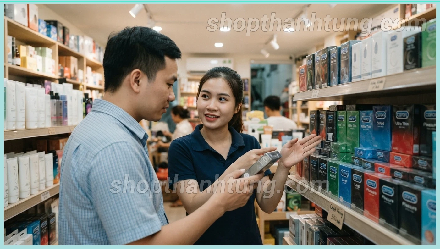 Shop bao cao su tại Nghi Dương