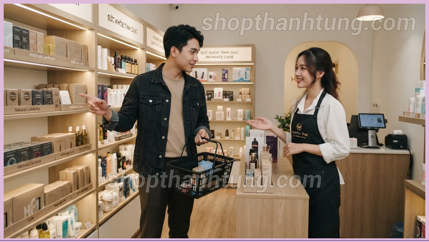 Shop bao cao su tại Quyết Thắng