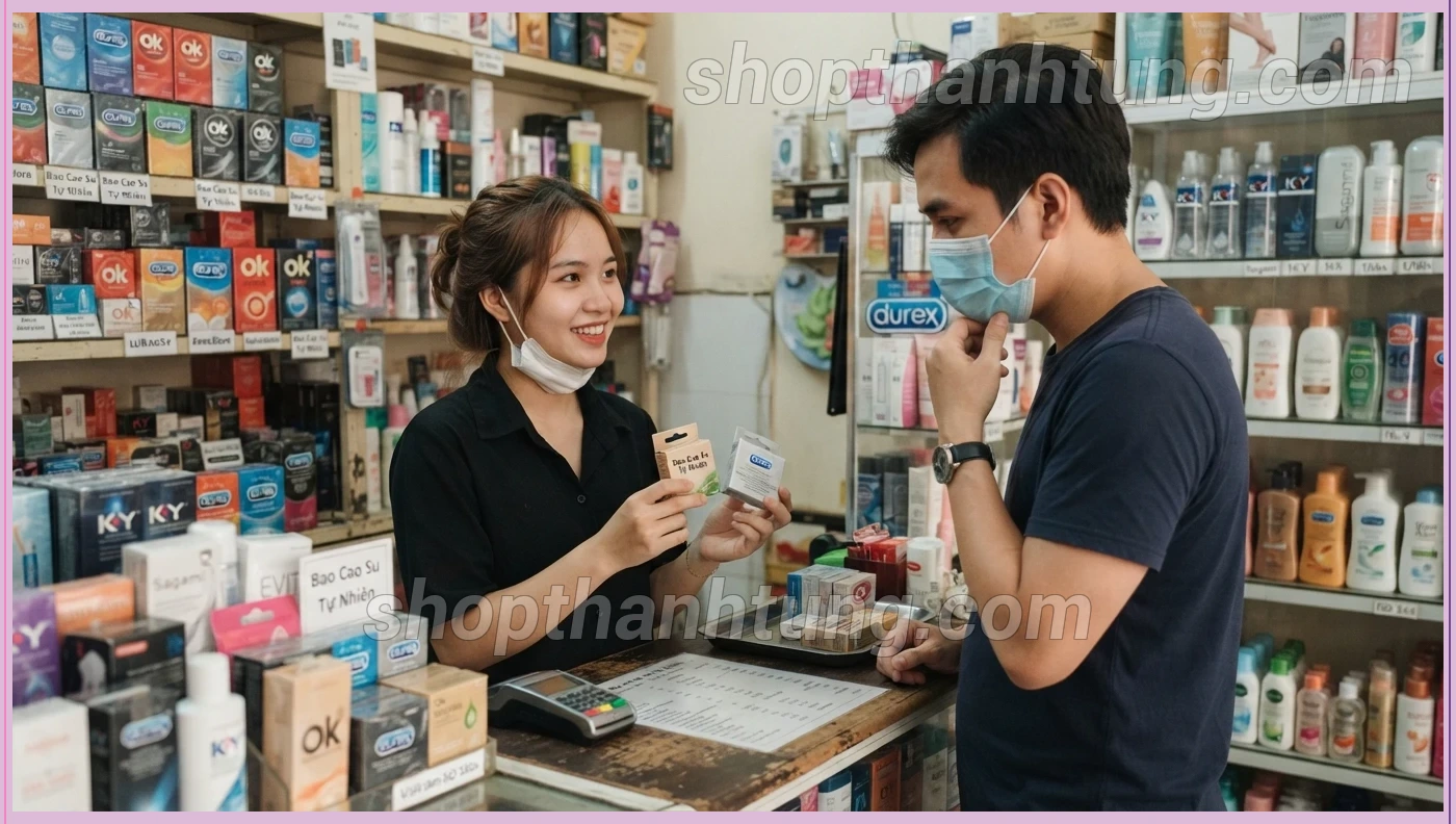 Shop bao cao su tại Quyết Thắng