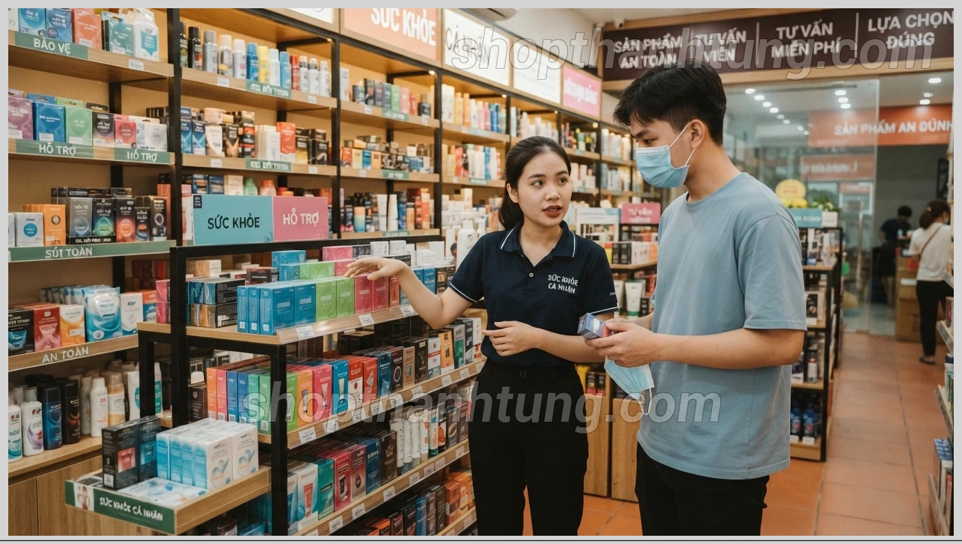 Shop bao cao su tại Hùng Thắng