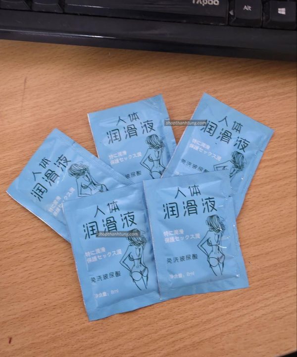 combo 5 gel bôi trơn dạng gói cao cấp
