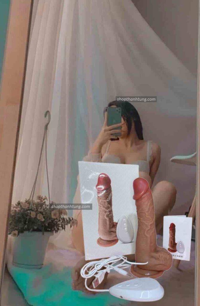 Giá dương vật giả gắn tường