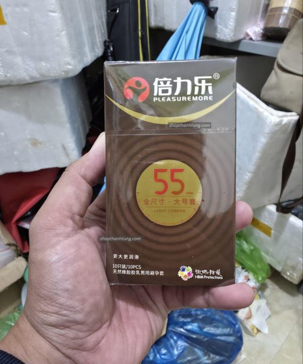 Bao cao su HBM SIZE LỚN 55MM