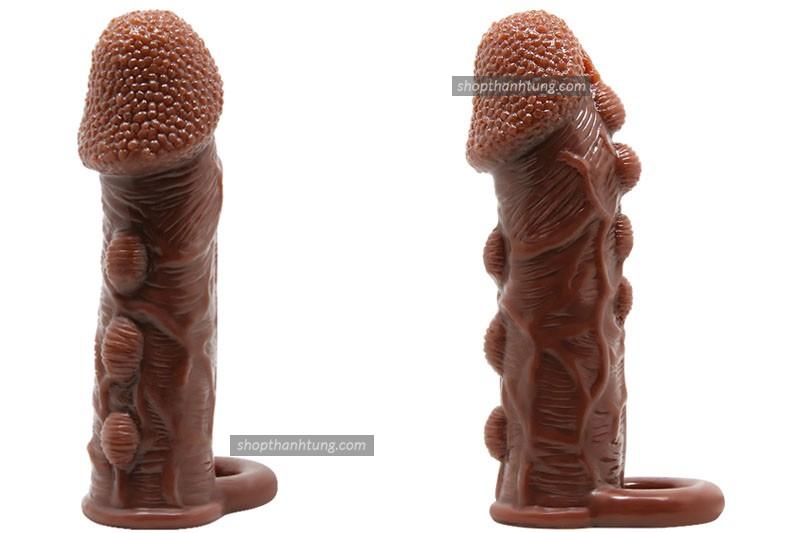 Braveman nâu có quai đôn dên chân thật