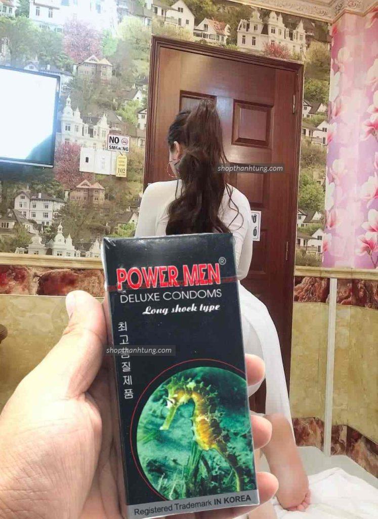 Bao cao su Power Men Long Shock