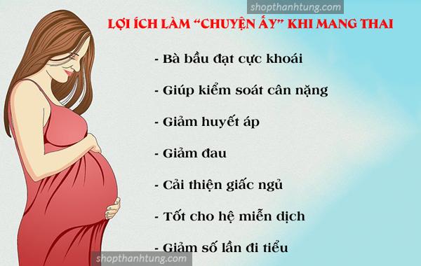 Vợ mang bầu có nên quan hệ không?
