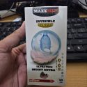 Bao Cao Su Size 49mm Maxxmen Invisible Siêu Mỏng Nhiều Gel, Hương Hoa Anh Đào