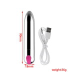 Que rung mini cầm tay silicon rung 10 chế độ mạnh mẽ 1744