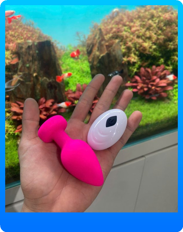 Phích Cắm Hậu Môn Silicone rung