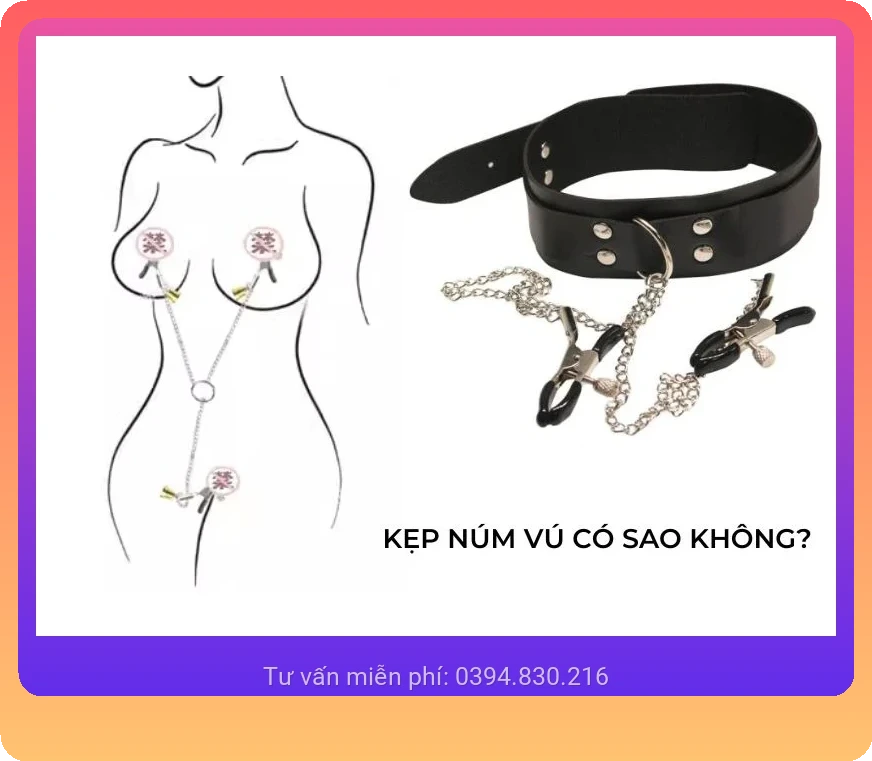 Lý do bạn nên chọn kẹp đầu vú kích thích tình dục