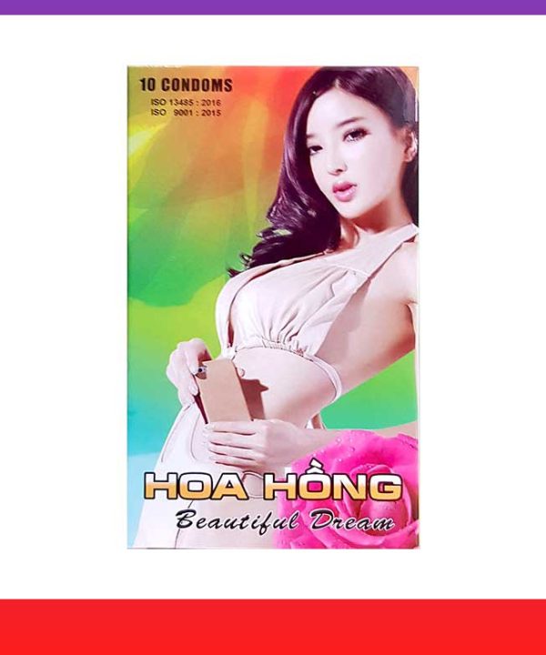 Bao cao su hoa hồng
