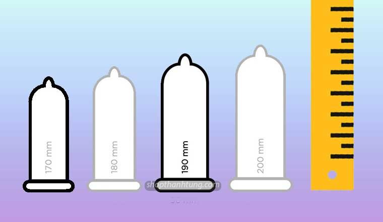 Kích cỡ bao cao su cho người Việt phổ biến hiện nay