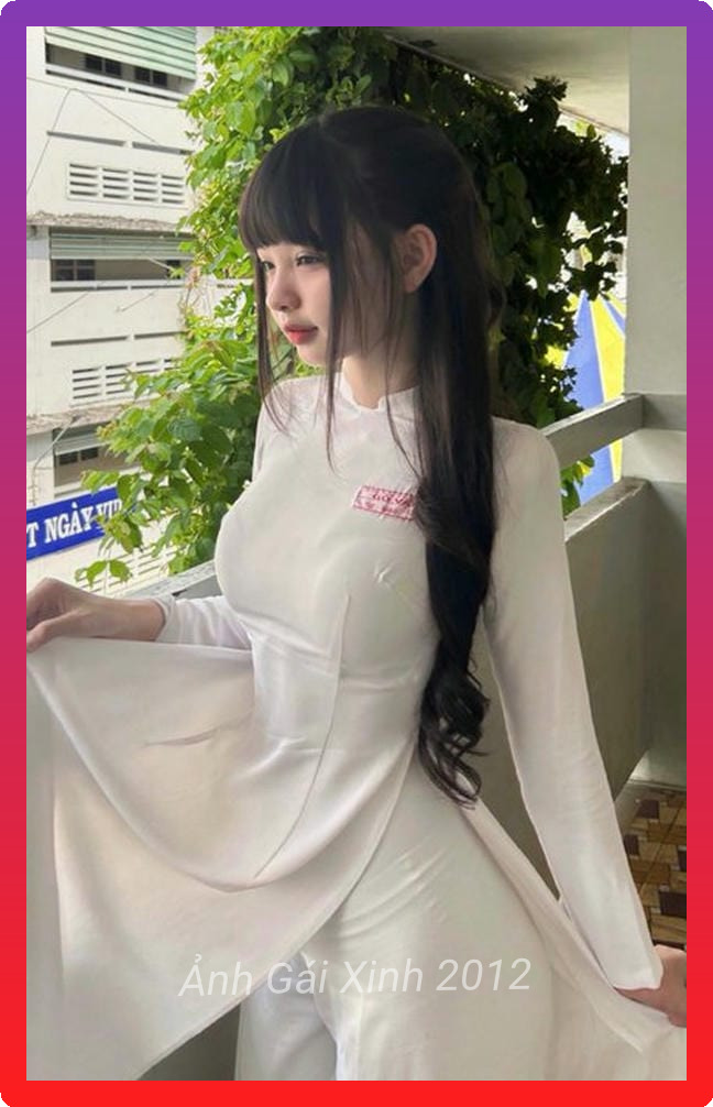 Anh gai xinh toc dai